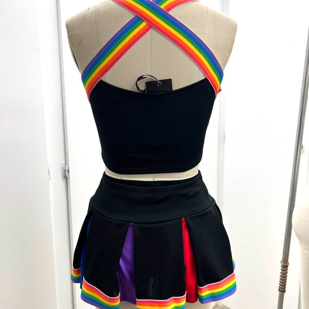 NWT Love Wins Cheerleader Halloween Costume - Picture 2 of 7